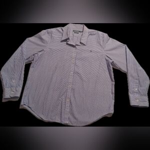 Ralph Lauren Men's Blue Striped Shirt